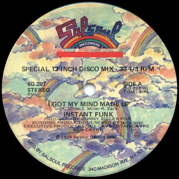 Album cover art for "I Got My Mind Made Up (You Can Get It Girl) (Larry Levan Single Version)" by Inner Life