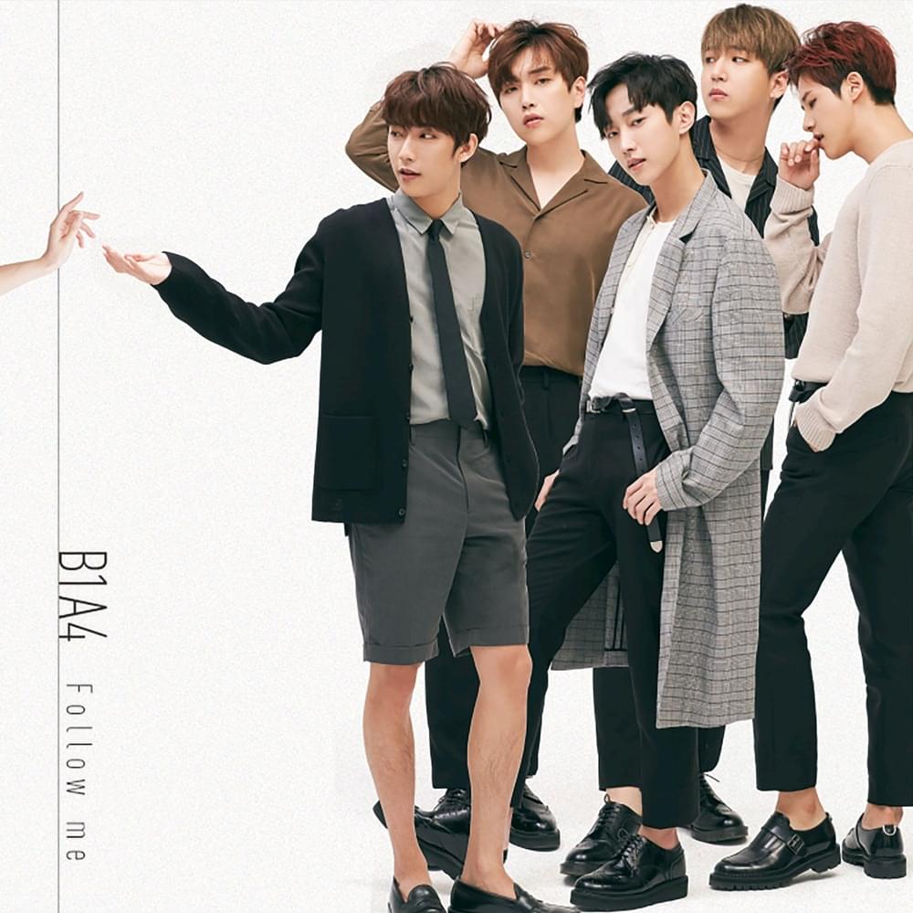 Album cover art for "Follow Me" by B1A4