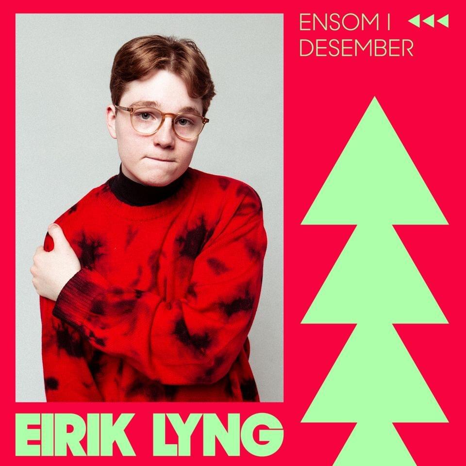 Album cover art for "Ensom i desember" by Eirik Lyng