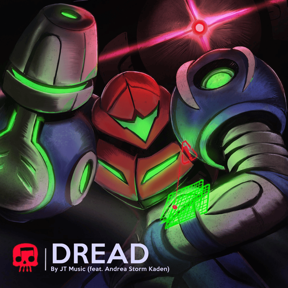 Album cover art for "Dread" by JT Music & Andrea Storm Kaden