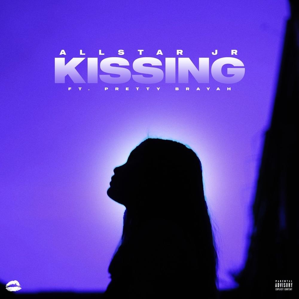 Album cover art for "Kissing" by AllStar JR & Pretty Brayah