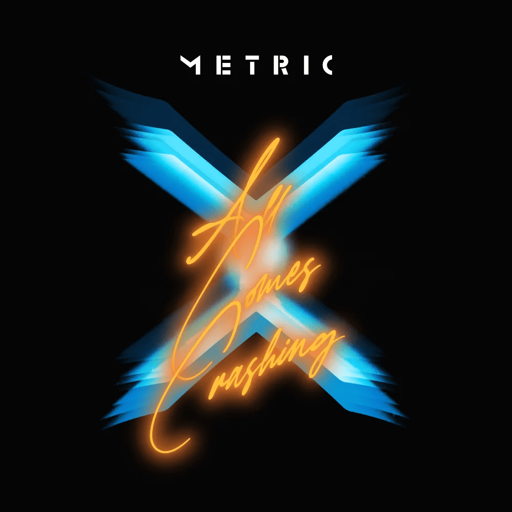 Album cover art for "All Comes Crashing" by Metric
