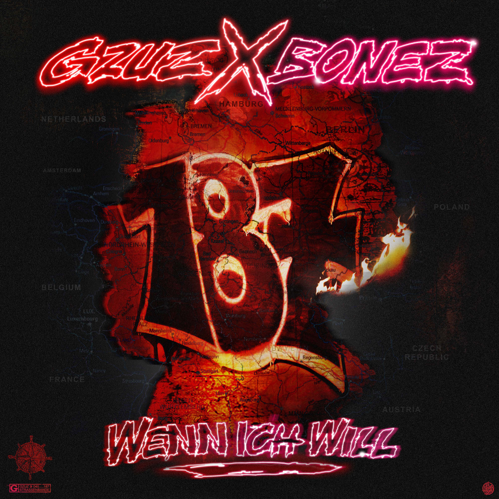 Album cover art for "Wenn ich will" by Gzuz