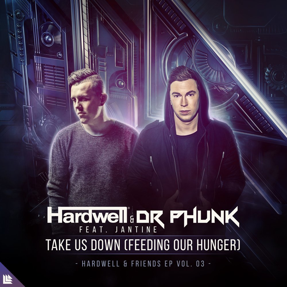 Album cover art for "Take Us Down (Feeding Our Hunger)" by Hardwell & Jantine