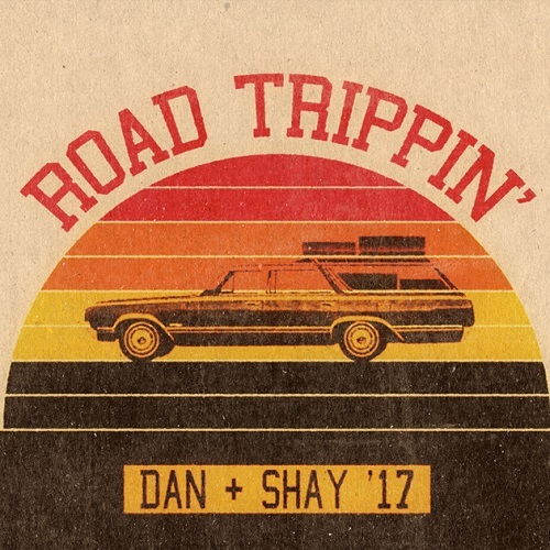 Album cover art for "Road Trippin’" by Dan + Shay