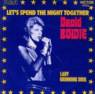 Album cover art for "Let’s Spend the Night Together" by David Bowie