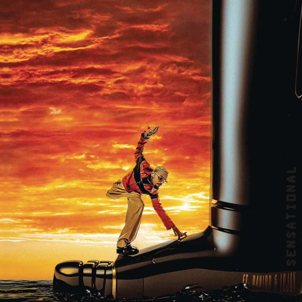 Album cover art for "Sensational" by Chris Brown