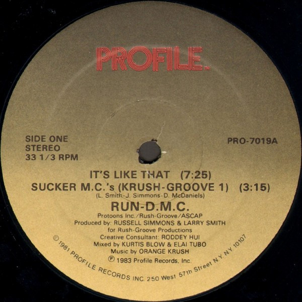 Album cover art for "Sucker M.C.’s (Krush-Groove 1)" by Funkmaster Flex