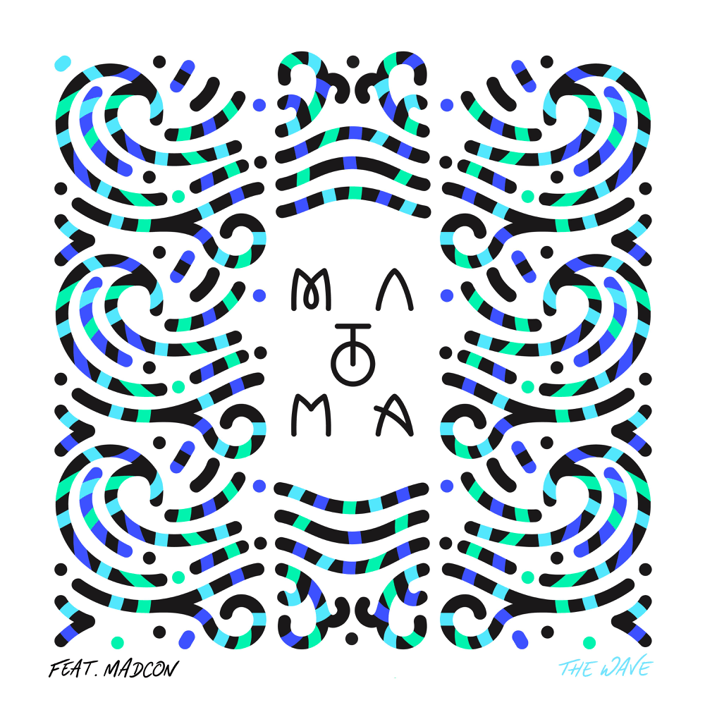 Album cover art for "The Wave" by Matoma & Madcon