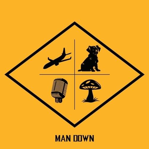 Album cover art for "Man Down" by Bukshot & Slaine & Chris Webby