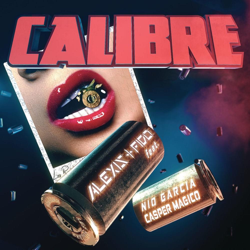 Album cover art for "Calibre" by Alexis y Fido & Nio García & Casper Mágico