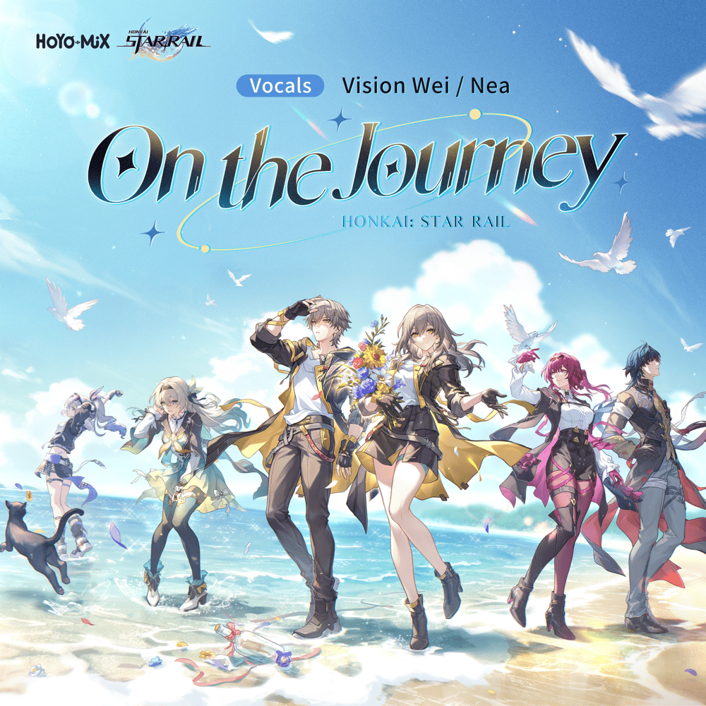 Album cover art for "On the Journey" by HOYO-MiX