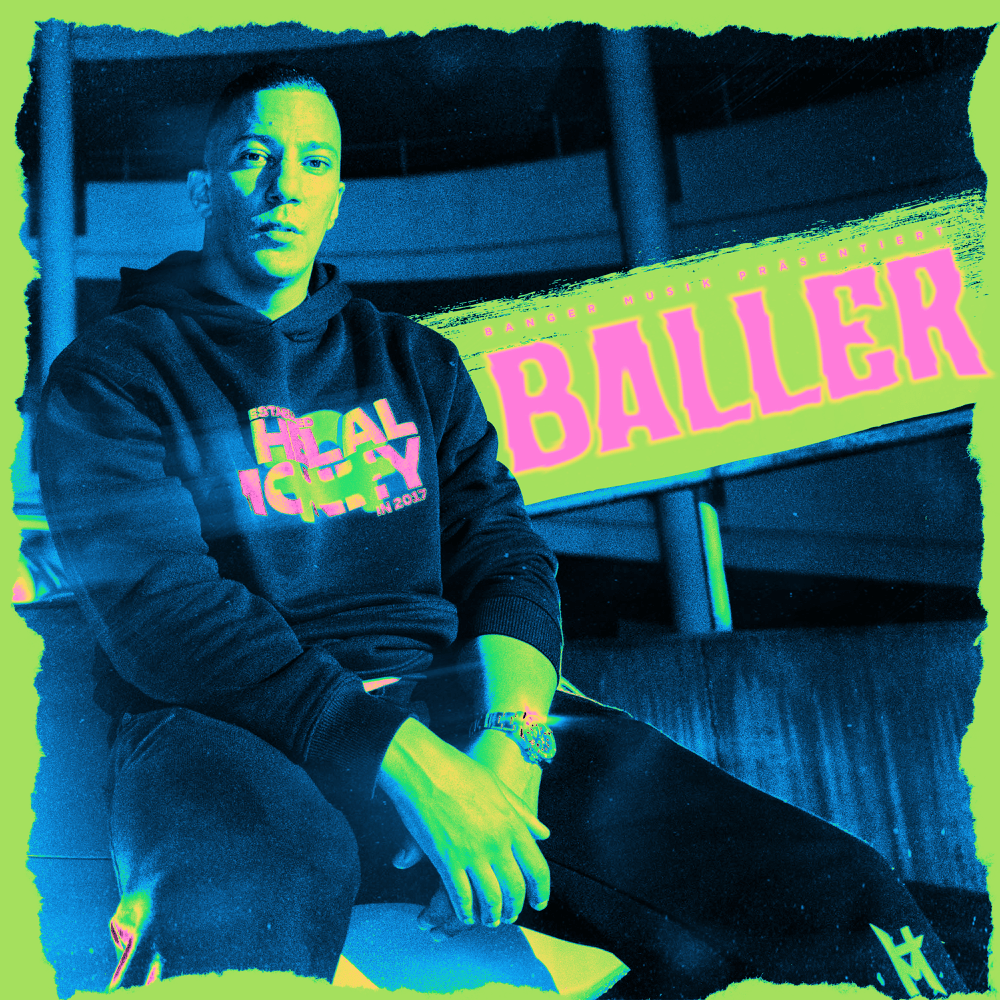 Album cover art for "BALLER" by Farid Bang