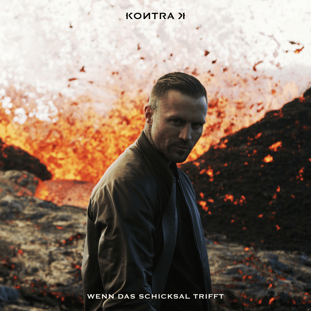Album cover art for "Wenn das Schicksal trifft" by Kontra K