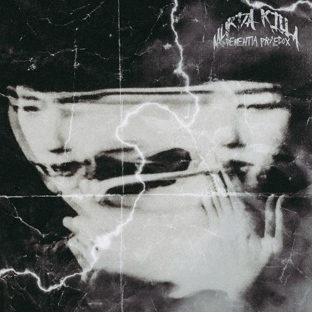 Album cover art for "DEMENTIA PRAECOX" by MURDA KILLA