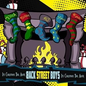 Album cover art for "It’s Christmas Time Again" by Backstreet Boys