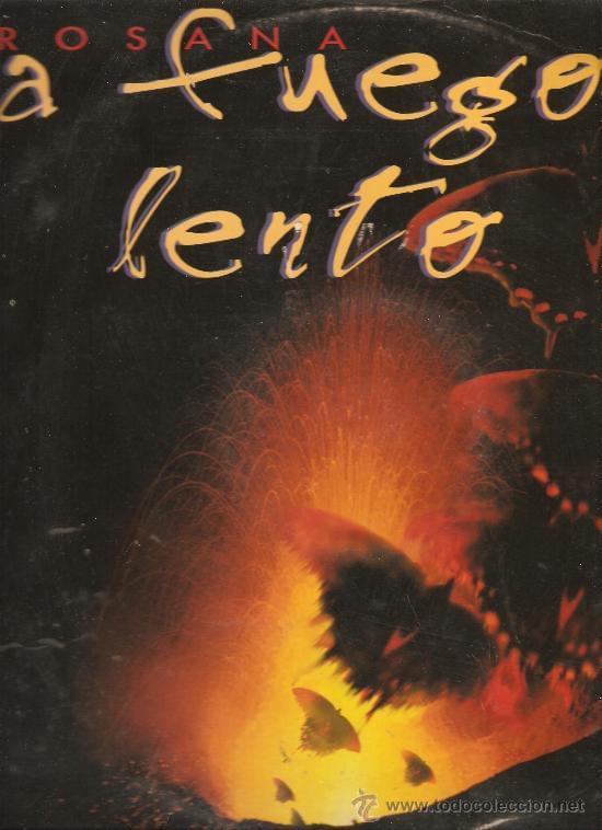 Album cover art for "A Fuego Lento" by Rosana