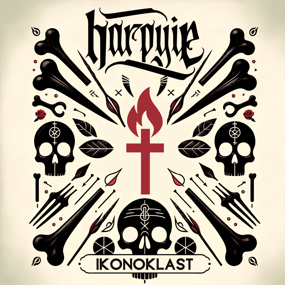Album cover art for "Ikonoklast" by Harpyie