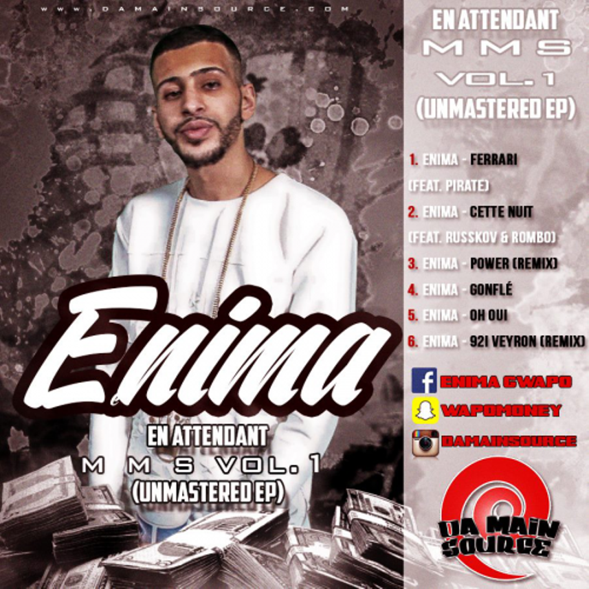 Album cover art for "Cette nuit" by Enima & Russkov