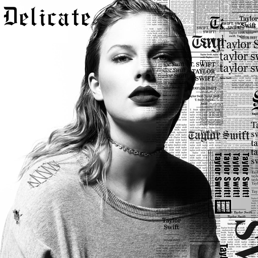 Album cover art for "Delicate" by Taylor Swift