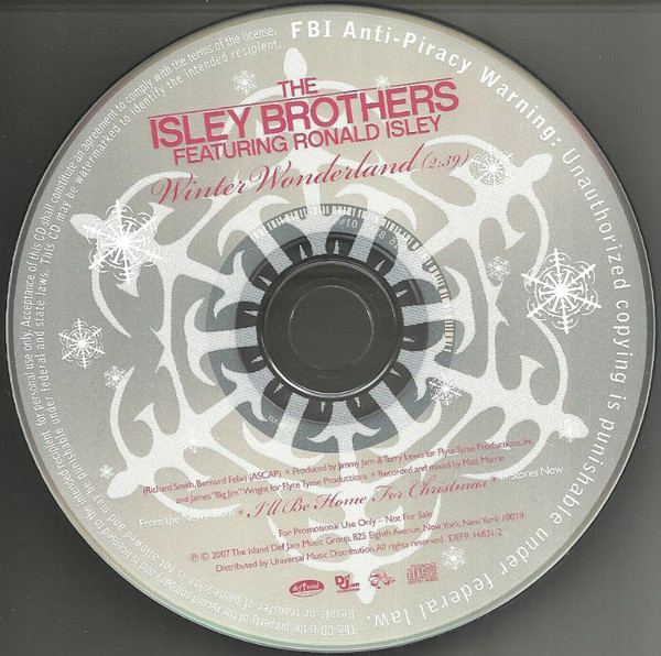 Album cover art for "Winter Wonderland" by The Isley Brothers & Ronald Isley