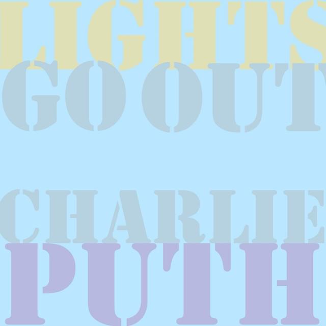 Album cover art for "Lights Go Out" by Charlie Puth