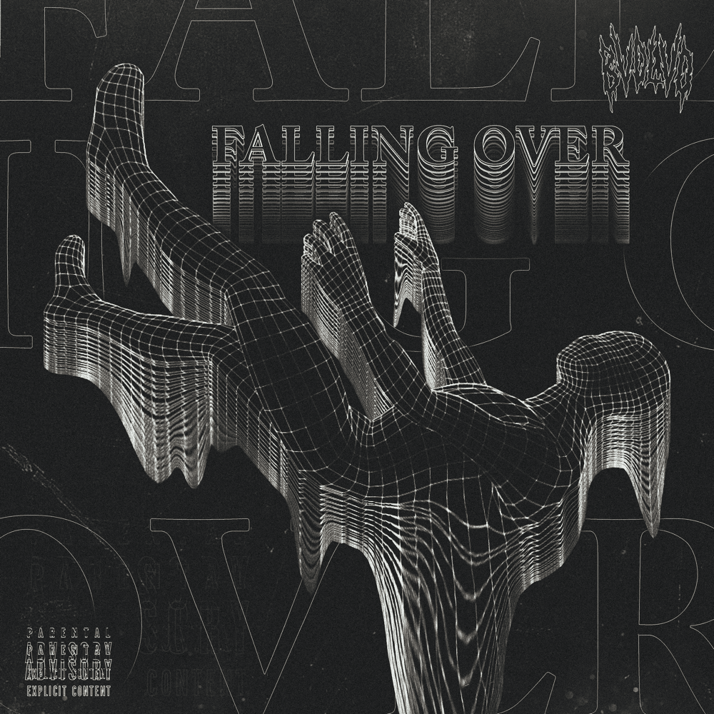 Album cover art for "FALLING OVER" by BVDLVD