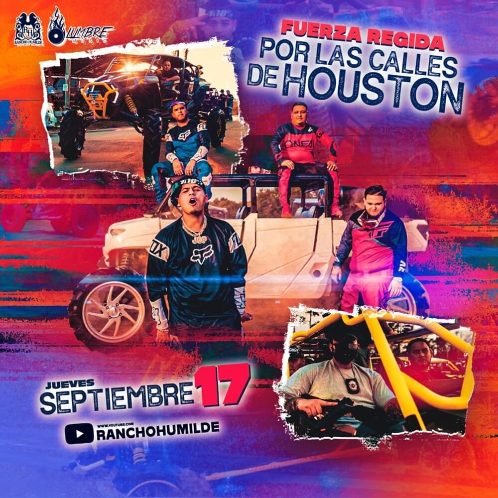 Album cover art for "Calles De Houston" by Fuerza Regida