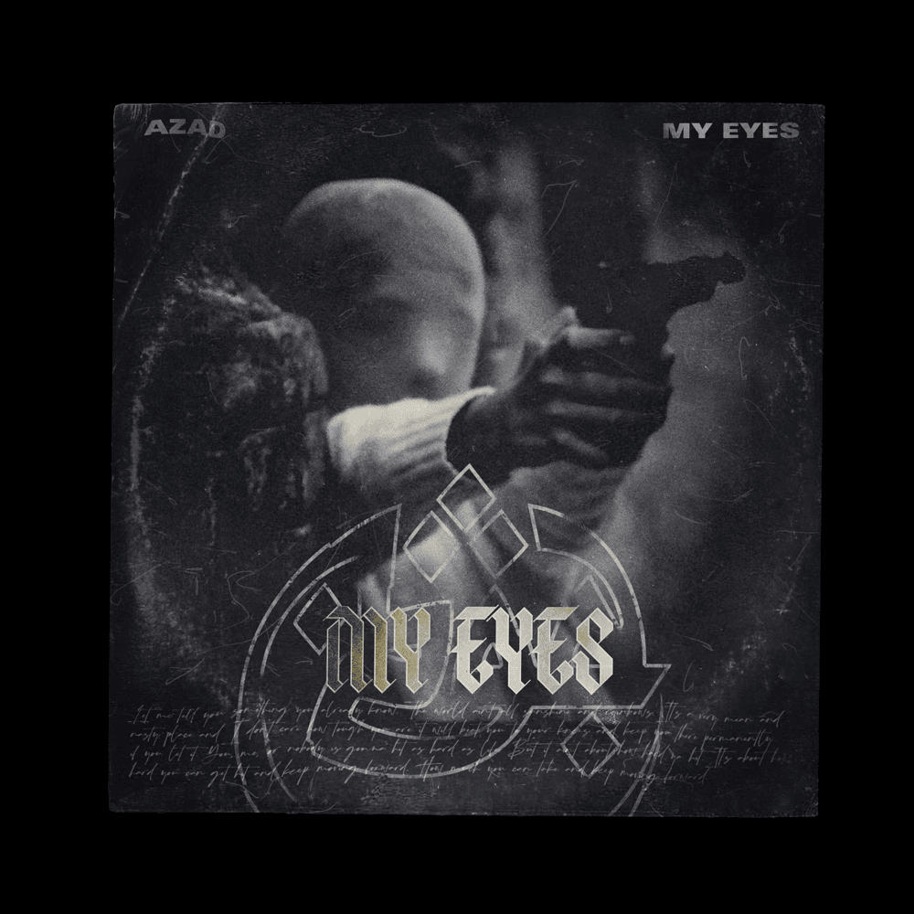 Album cover art for "MY EYES" by Azad