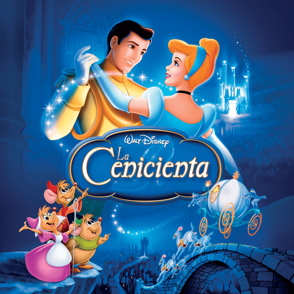 Album cover art for "Cenicienta" by Walt Disney Records Spain