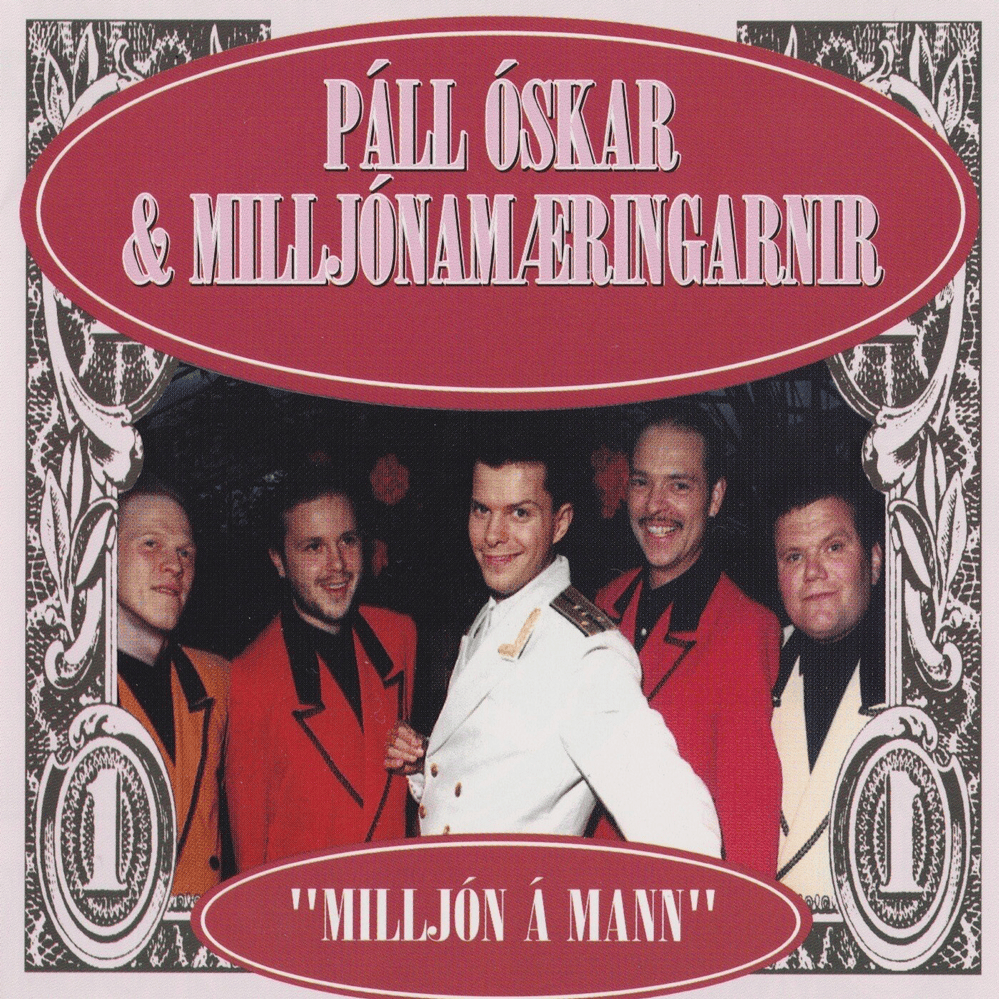 Cover image for Milljón á mann