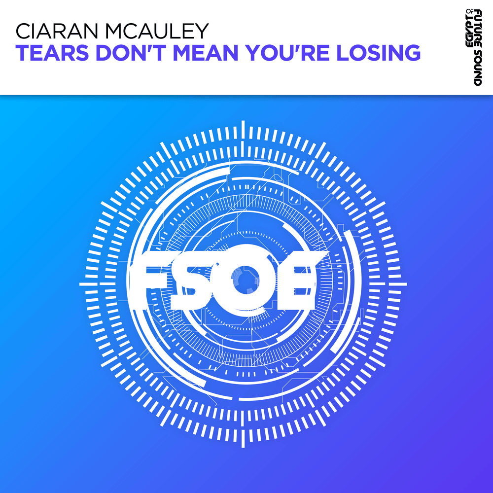 Album cover art for "Tears Don’t Mean You’re Losing" by Armin van Buuren