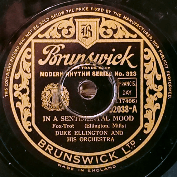 Album cover art for "In a Sentimental Mood" by Duke Ellington
