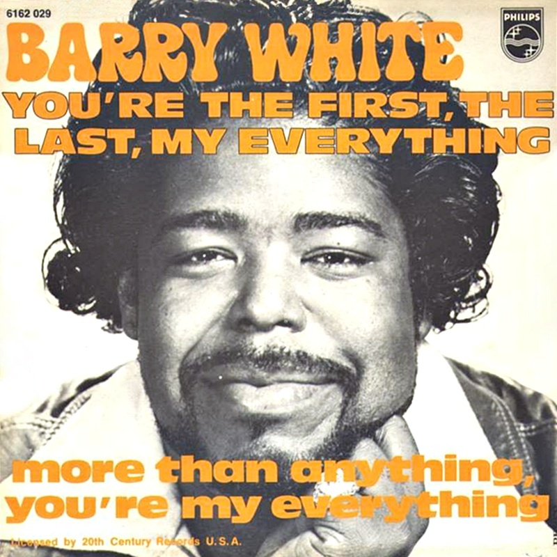Album cover art for "You’re the First, the Last, My Everything (7" Version)" by Barry White