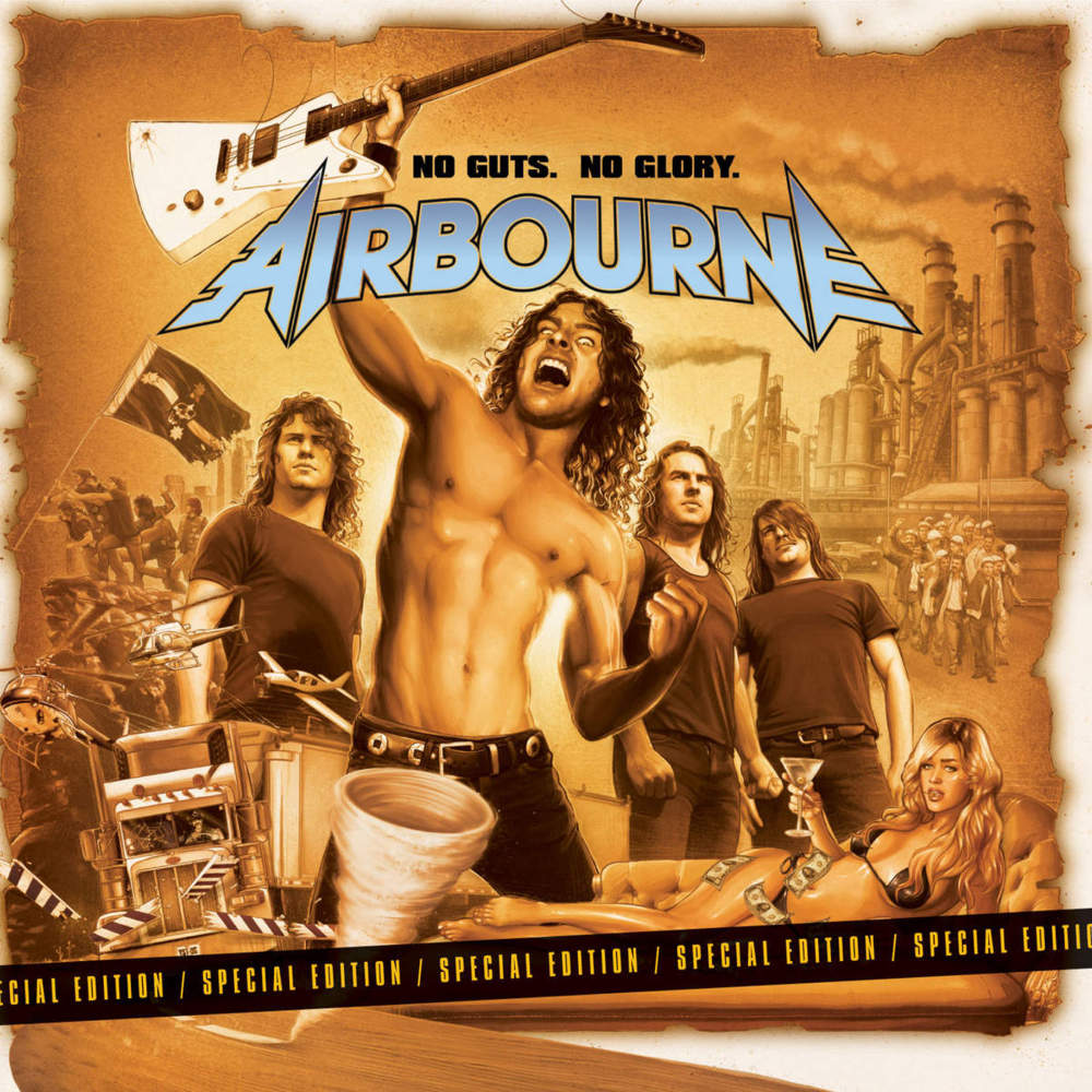 Album cover art for "Loaded Gun" by Airbourne