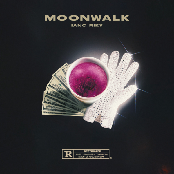 Album cover art for "Moonwalk" by Iang Riky
