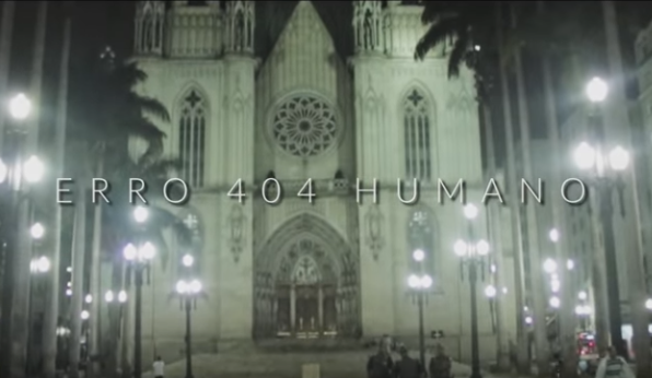 Album cover art for "Erro 404 Humano" by Dragon Boys