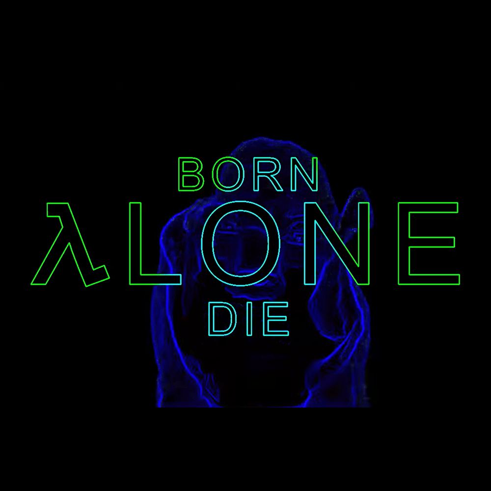 Album cover art for "Born Alone = Die Alone" by Keith Ape