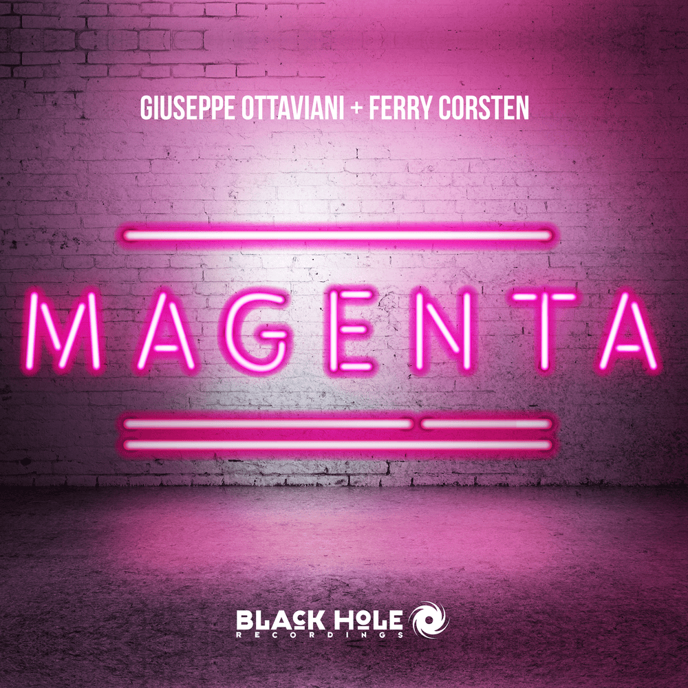 Album cover art for "Magenta" by Giuseppe Ottaviani & Ferry Corsten