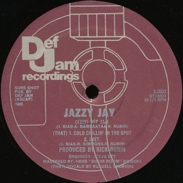 Album cover art for "Def Jam" by Jazzy Jay