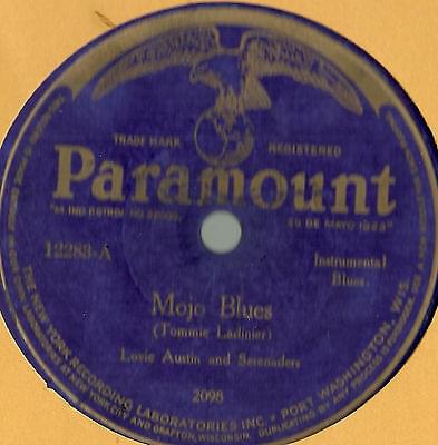 Album cover art for "Mojo Blues" by Lovie Austin’s Blues Serenaders
