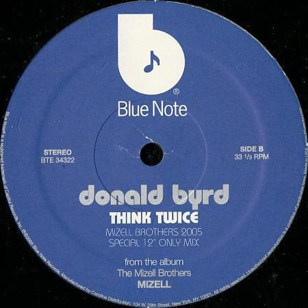 Album cover art for "Think Twice (Mizell Brothers 2005 Remix)" by Donald Byrd & Kay Haith
