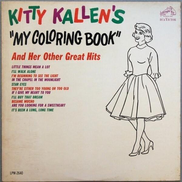Album cover art for "Little Things Mean a Lot" by Kitty Kallen