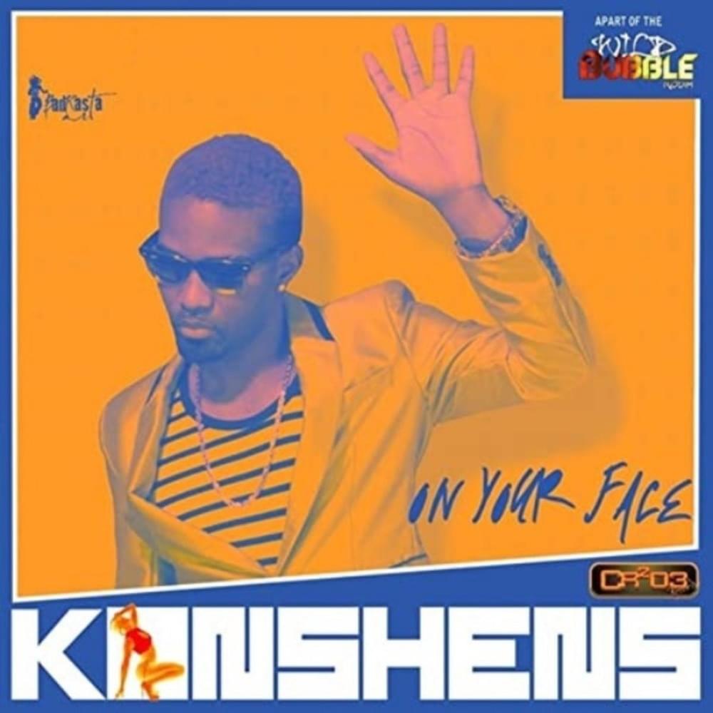 Album cover art for "On Your Face (Raw)" by Konshens