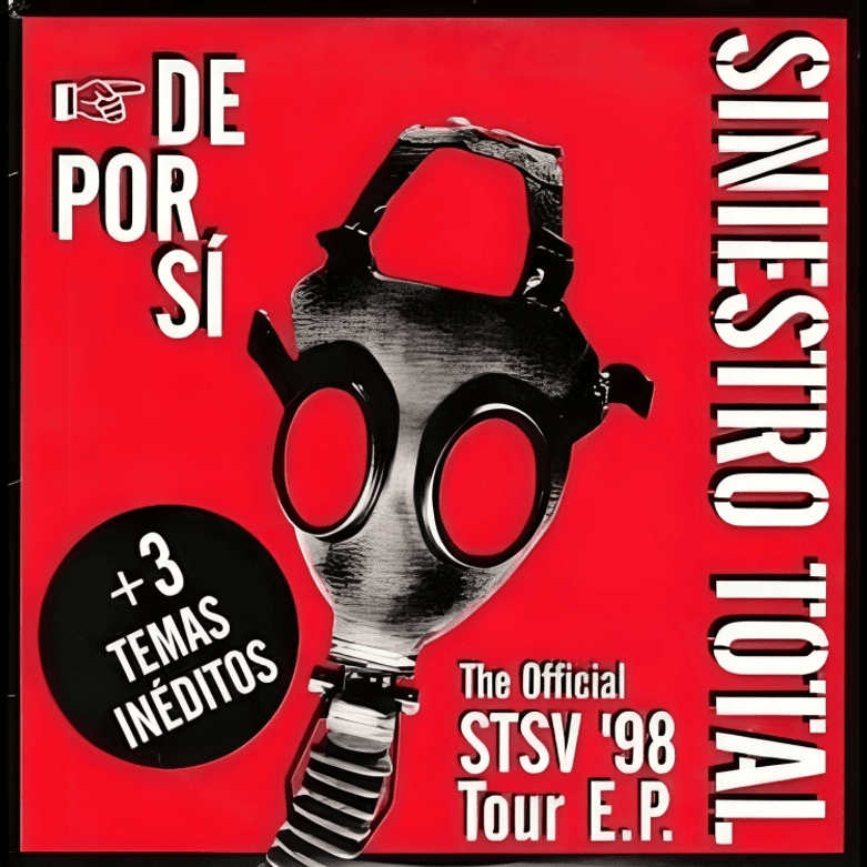 Album cover art for "De por sí" by Siniestro Total