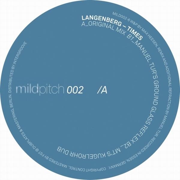 Album cover art for "Times (Manuel Tur’s Ground Glass Reflex)" by Langenberg
