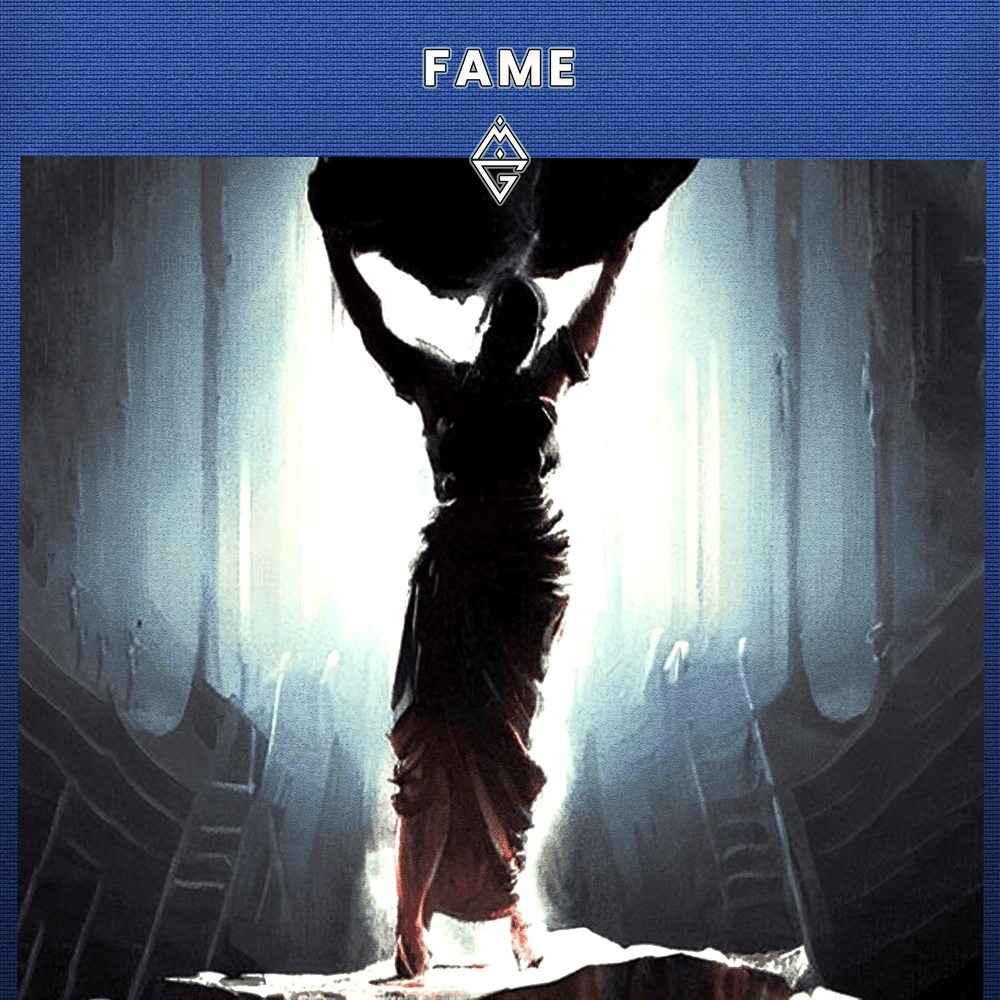 Album cover art for "Fame" by Marvin Game