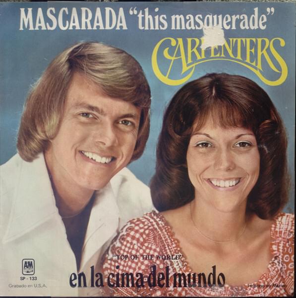 Album cover art for "This Masquerade" by Carpenters