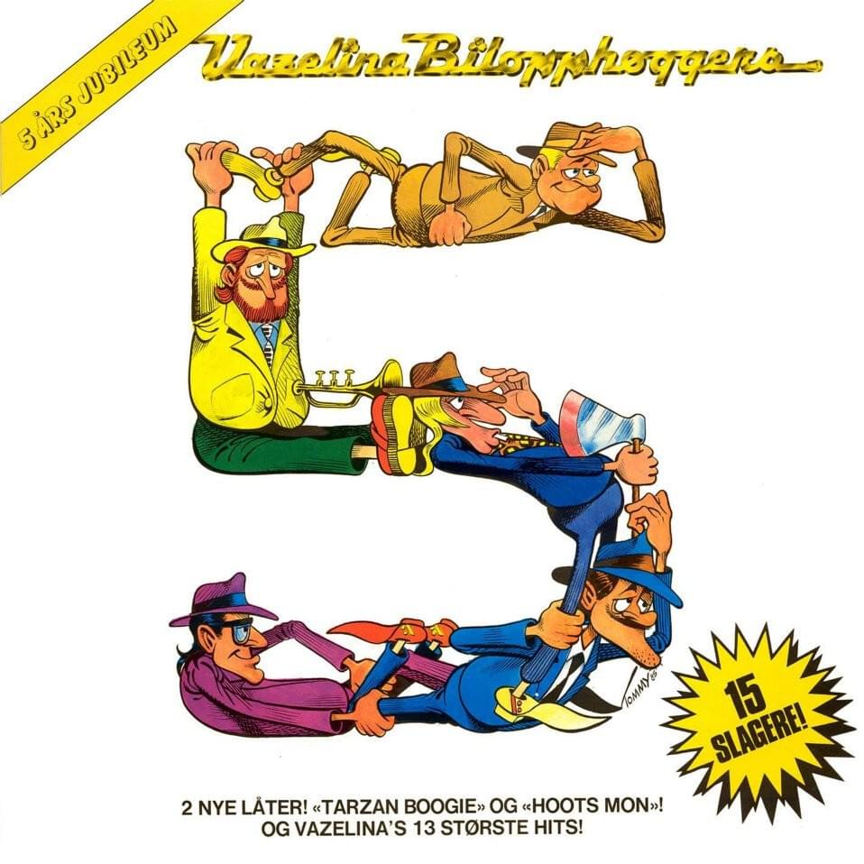 Cover image for Fem års jubileum
