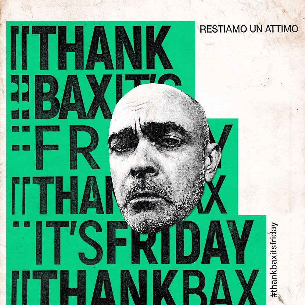 Album cover art for "Restiamo un attimo" by Bassi Maestro
